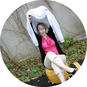 Sarah J, the girl behind the blog (sporting a silly face)| Sarah Celebrates