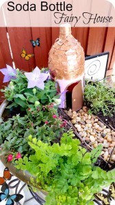 Erlene - soda bottle fairy house