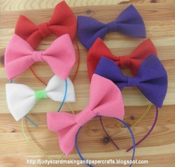 Judy's Card Making and Paper Crafts - Felt Headbands