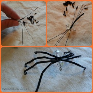 Spooky Spiders - Steps 8 to 10