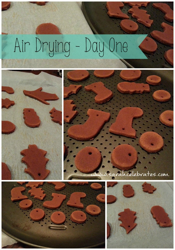 Cinnamon Ornaments - Air Drying Day One