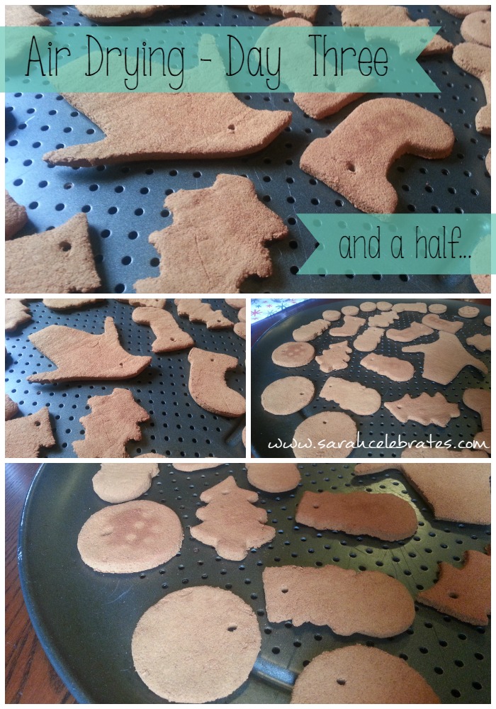 Cinnamon Ornaments - Air Drying Day Three