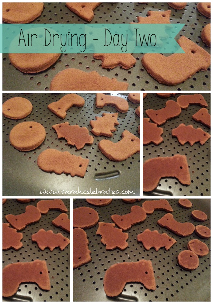 Cinnamon Ornaments - Air Drying Day Two