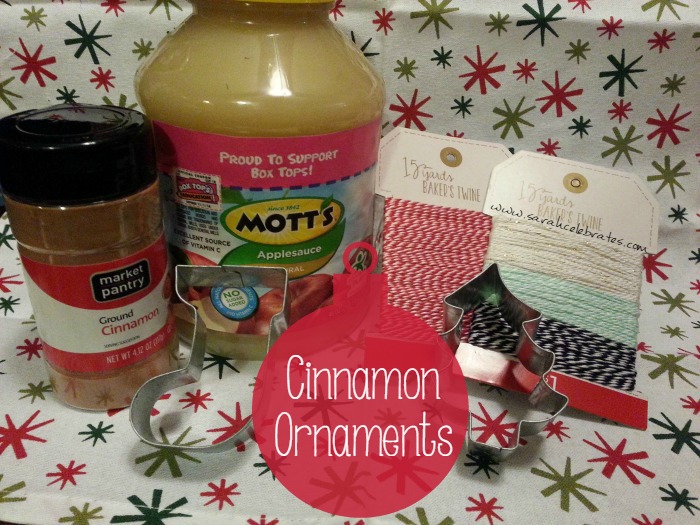 Cinnamon Ornaments - supplies