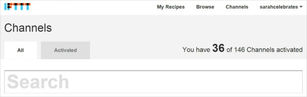 IFTTT - Channels
