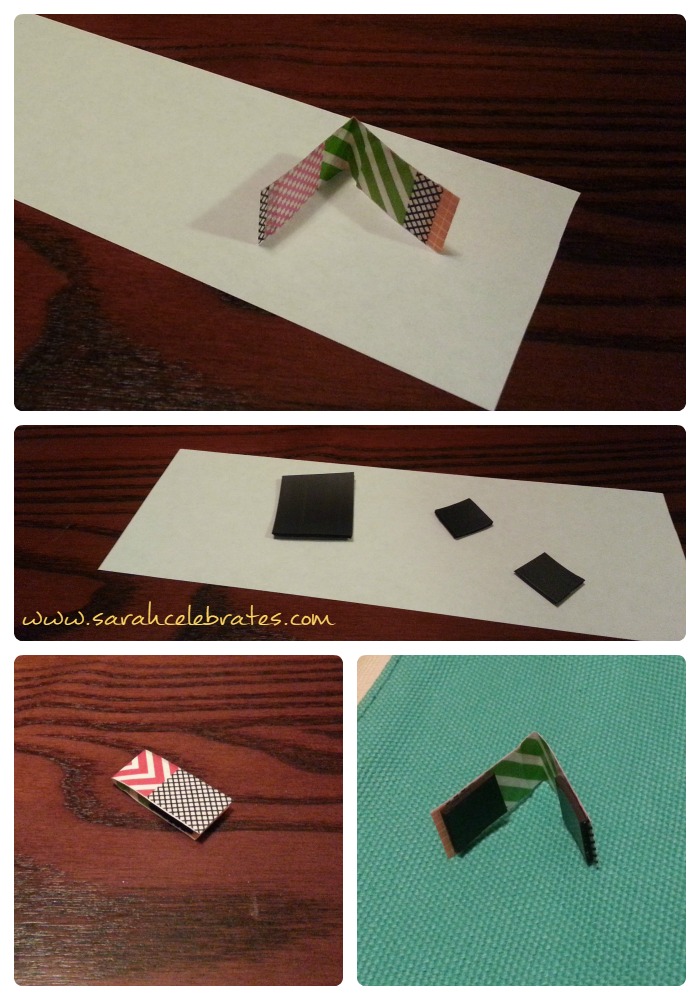 Washi Tape Bookmarks - Fold and Magnets