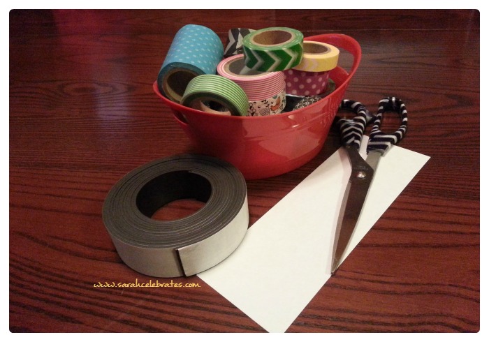 Washi Tape Bookmarks - Supplies