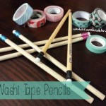 Washi Tape Pencils