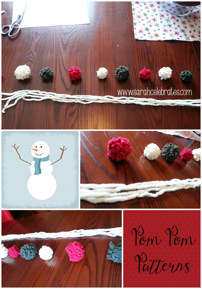 Pom Pom Garland - Make a pattern