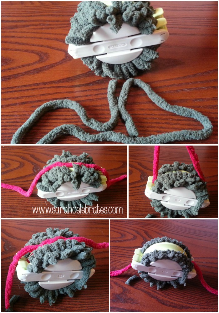 Pom Pom Tutorial - Pom Pom Maker - Tie the center
