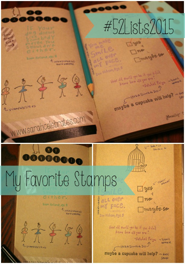 52 Lists 2015 - List 2 | Sarah Celebrates