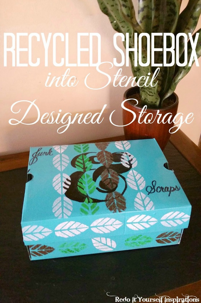 stencil designed storage by redoitrobin | Sarah Celebrates #2usestuesday feature