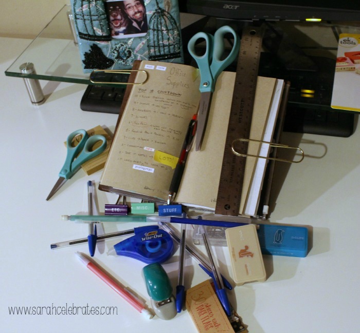 52 Lists 2015 - List 7 - Must Have Office Supplies | Sarah Celebrates