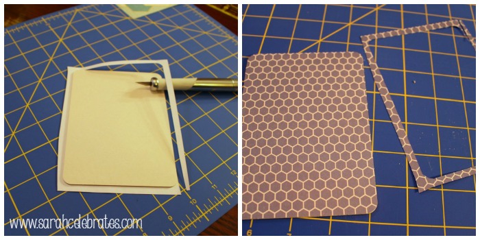 Mini Clipboards by Sarah Celebrates - Cut excess paper