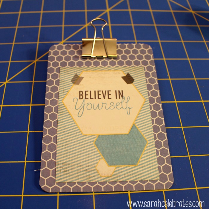 Mini Clipboards by Sarah Celebrates - tada