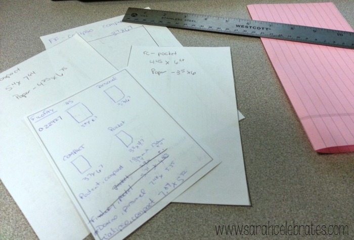 My Travelers Notebook, Planning My New Planner | Sarah Celebrates