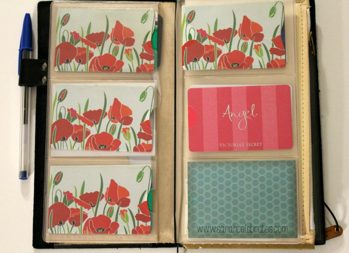 Way Cool Wallet - Original Midori Travelers Notebook As A Wallet, 12 pocket card insert | Sarah Celebrates