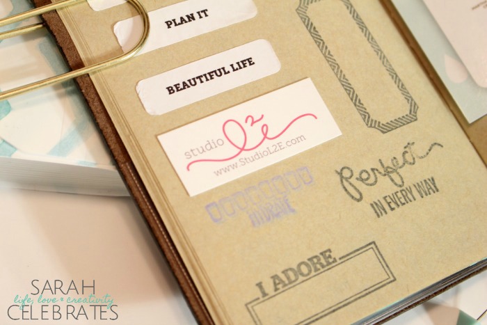 52 Lists 2015 - List 11 - New Stamps by Studio L2E, hydrate | Sarah Celebrates