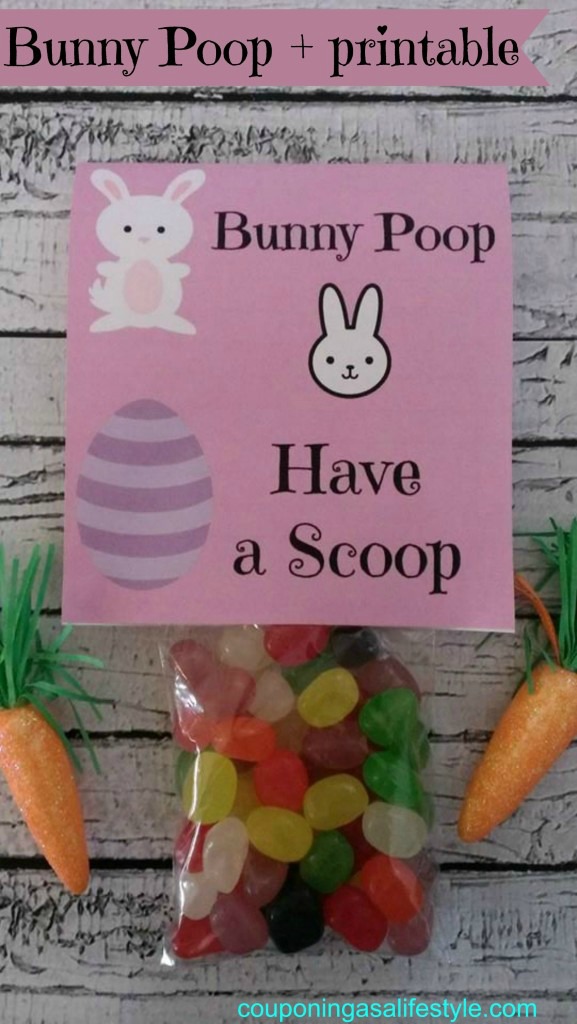 Bunny Poop Printable, Couponing as a Lifestyle - A #2usestuesday Feature