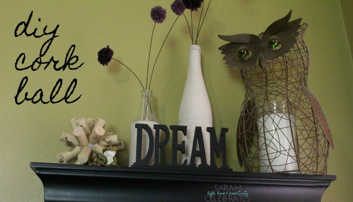 DIY Cork Ball | Sarah Celebrates