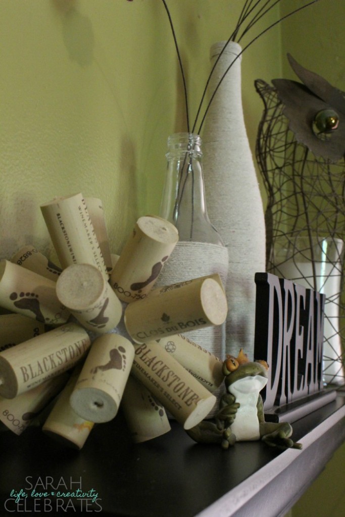 DIY Cork Ball Home Decor | Sarah Celebrates