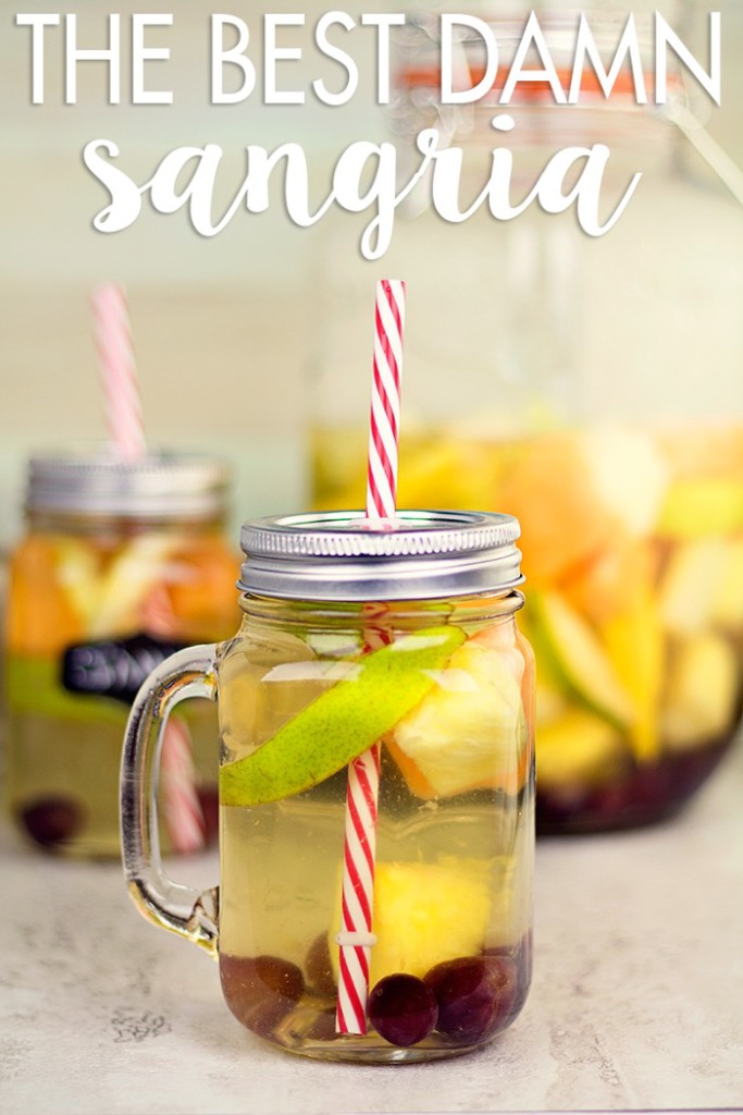 White-Wine-Sangria-Recipe, HairSpray and High Heels - A #2usestusday Feature