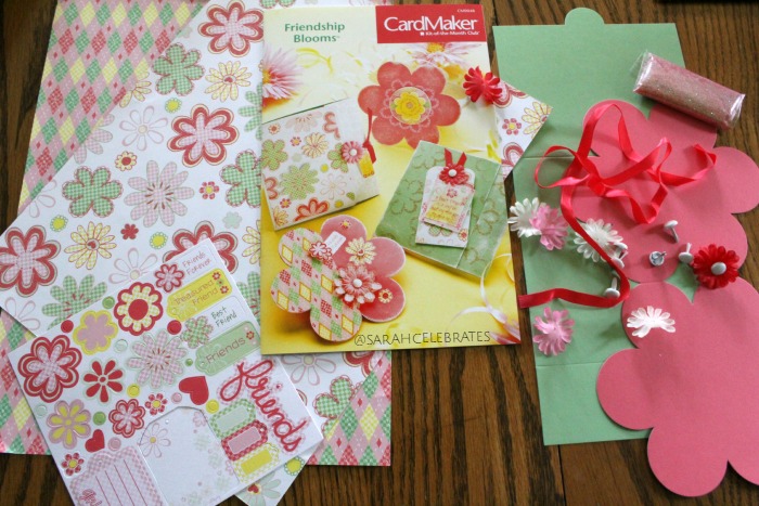 Baby Girl Shower Card - Card Maker Supply Kit - Sarah Celebrates