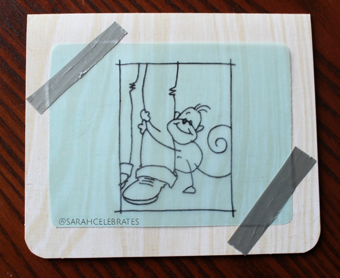 Fathers Day Card - Stuck On You - Duct Taped Up - Sarah Celebrates