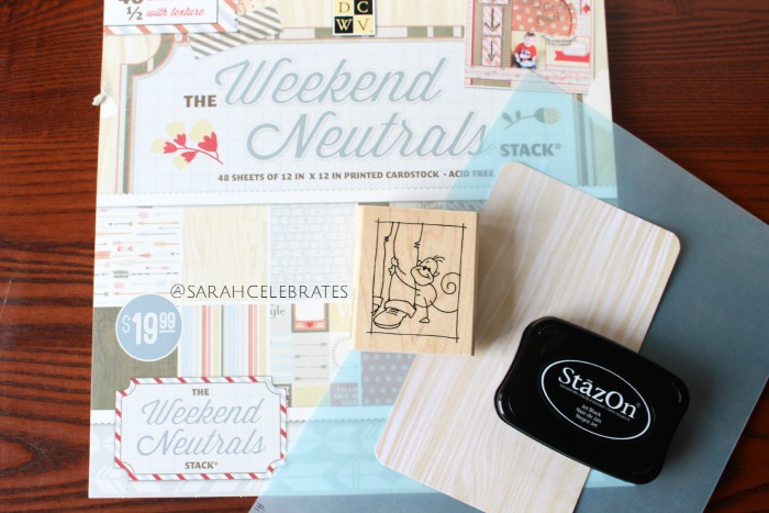 Fathers Day Card - Stuck On You - Supplies - Sarah Celebrates