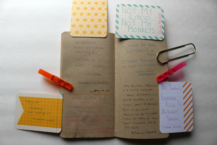 Fav Sayings , List 25 #52List2015 - Sarah Celebrates