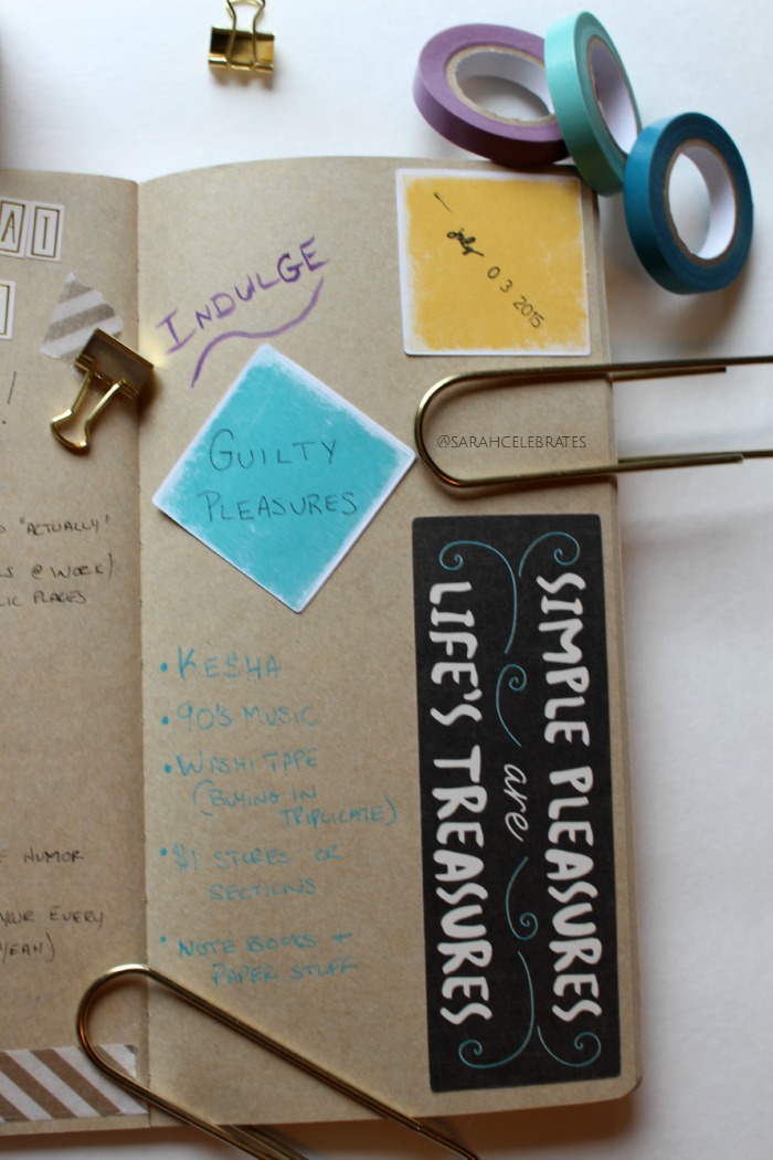 Guilty Pleasures - List 27 - #52Lists2015 - Sarah Celebrates