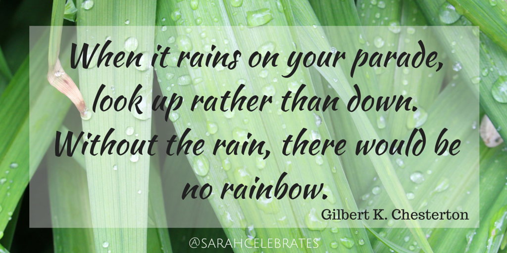 Keep Looking Up - Monday Motivation - Sarah Celebrates