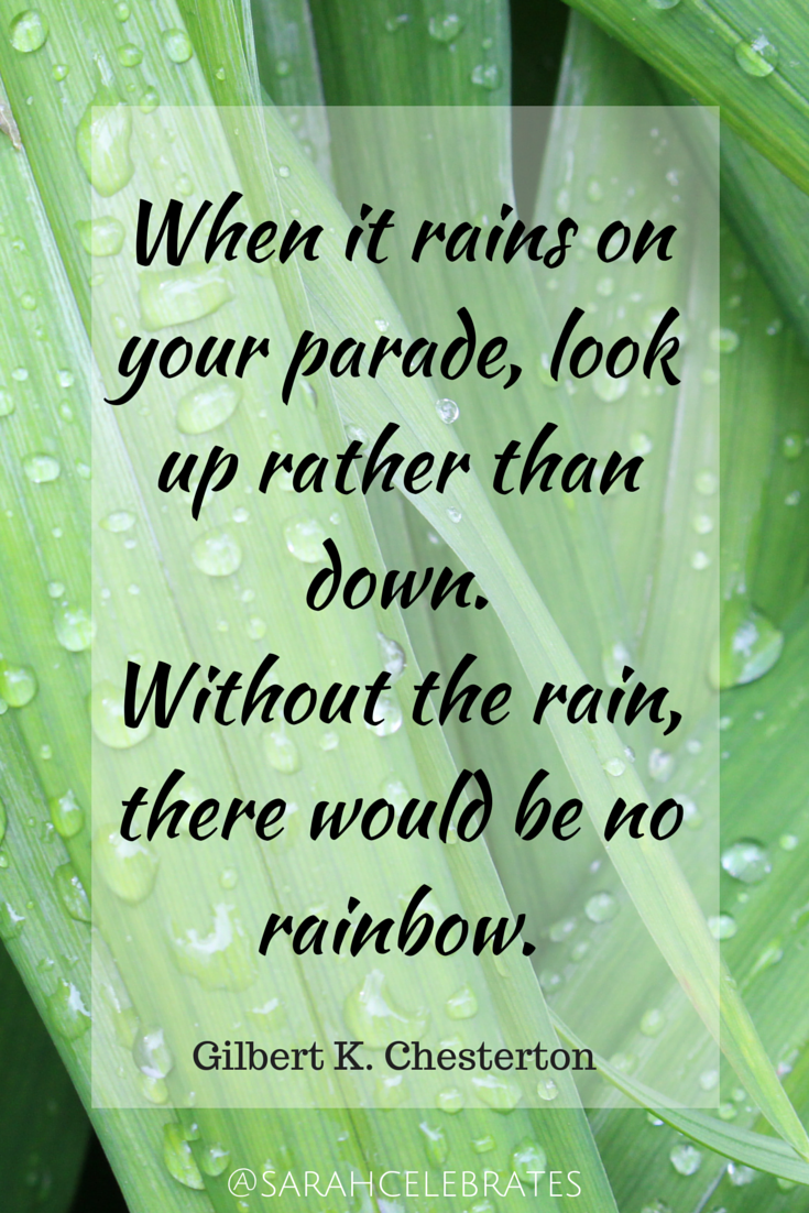 Keep Looking Up - Monday Motivation - Sarah Celebrates