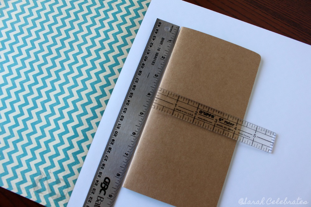 DIY Dashboard for your travelers notebook -Measure notebook to be covered