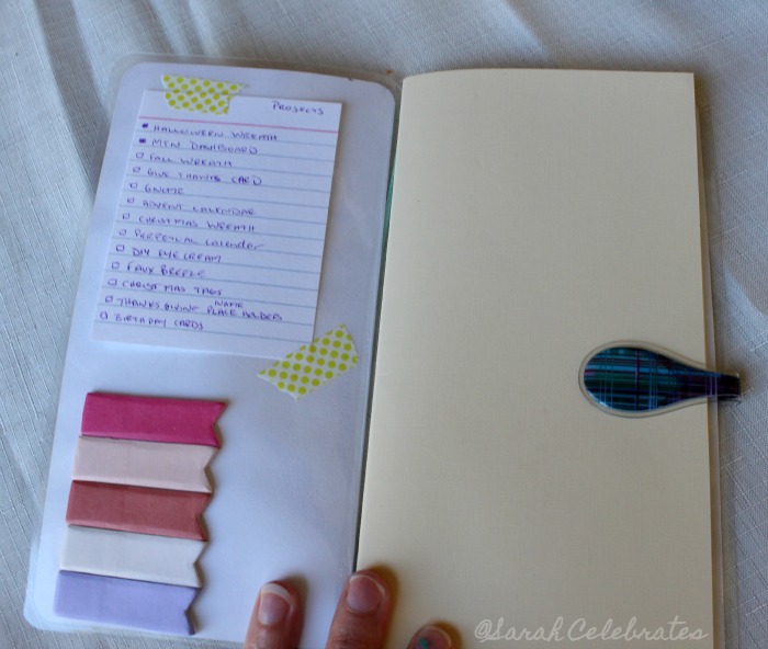 DIY Dashboard for your travelers notebook - accessorize