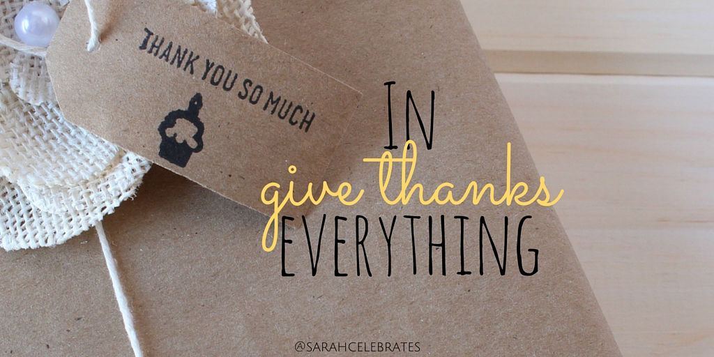In everything, give thanks #MondayMotivation