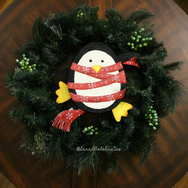 1 2 3 Christmas Wreath-Add Cuteness | Sarah Celebrates
