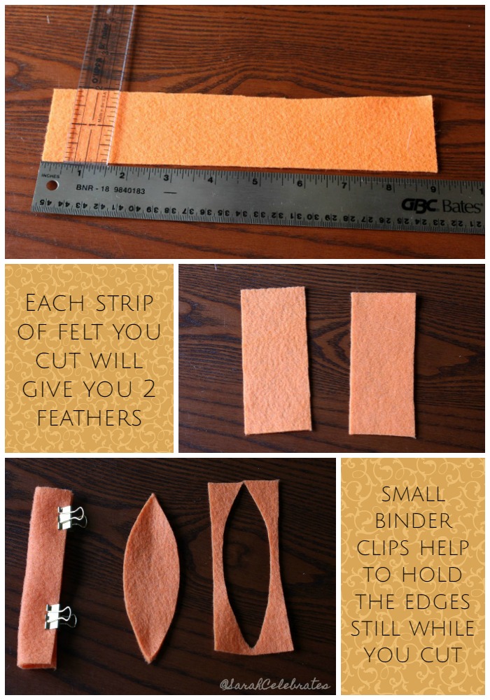 Thanksgiving Turkeys-Prep the feathers #30minutecrafts | Sarah Celebrates