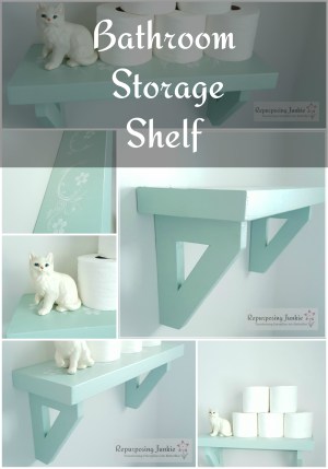 Above-the-Toilet-Shelf-for-Toilet-Paper-Storage-Collage | A #2usestuesday Feature