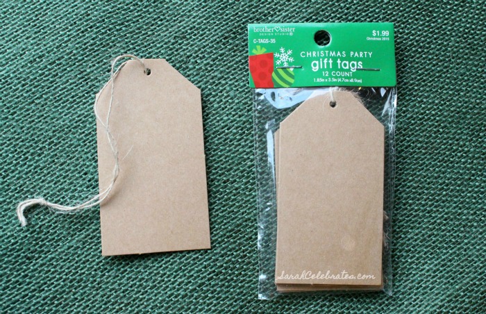 DIY Christmas Tags-Base Tags | Sarah Celebrates #30MinuteCrafts