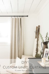 DIY-Custom-Lined-Curtains | A #2usestuesday Feature