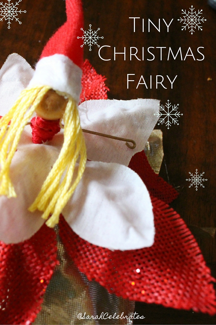 Tiny Christmas Fairy - Bring an air of magic and whimsy to your holiday decor with some tiny fairies | Sarah Celebrates