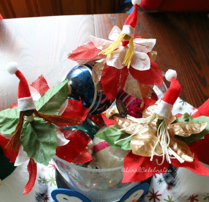 Tiny Fairies-Finding a home, on top of the ornament pile | Sarah Celebrates