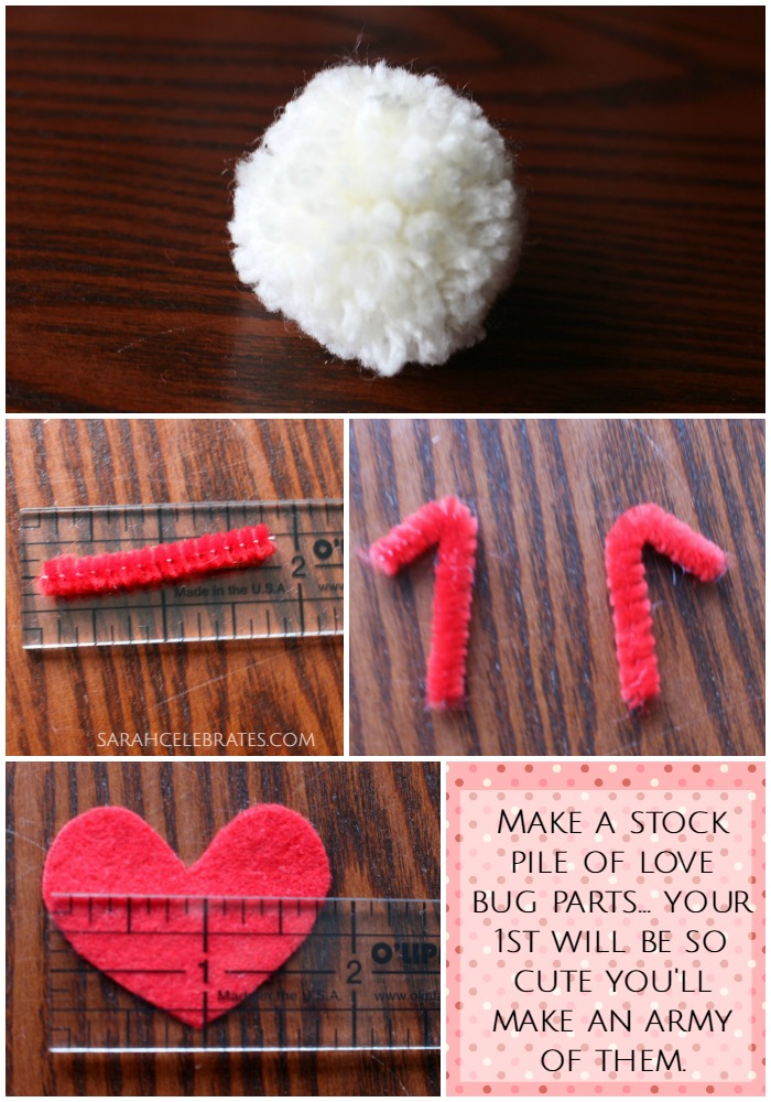 Love Bugs - Make a stock pile of love bug parts