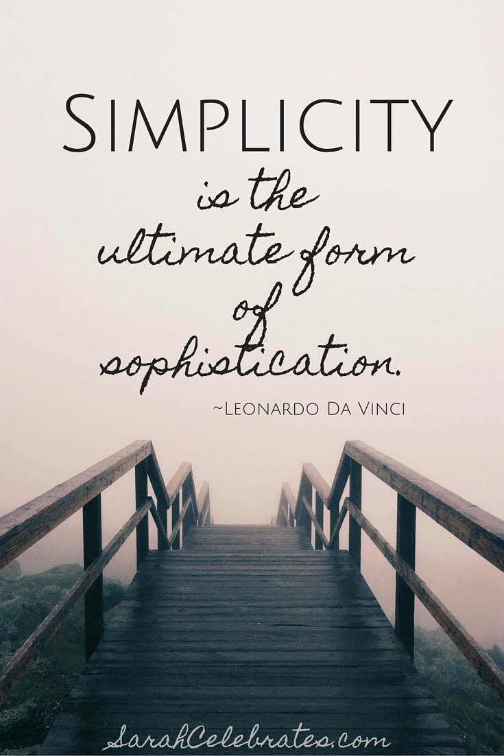 Simplicity is the ultimate form of sophistication. #MondayMotivation