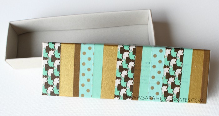 Inchie Storage Box - Washi Tape Covered Box