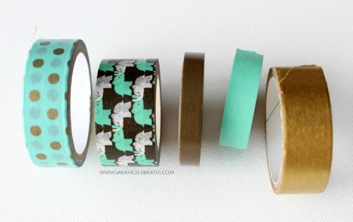 Inchie Storage Box - Washi Tape to Cover the Box