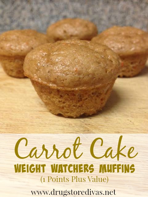 Carrot Cake Muffins, 1 WW point | A #2usestuesday Sarah Special