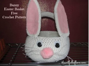 crochet bunny Easter basket | A Sarah Special #2usestuesday Feature