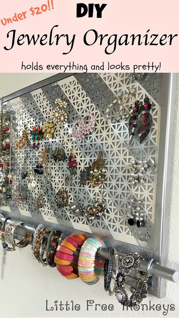 DIY-Jewelry-Organizer | A Sarah Special at #2usestusday